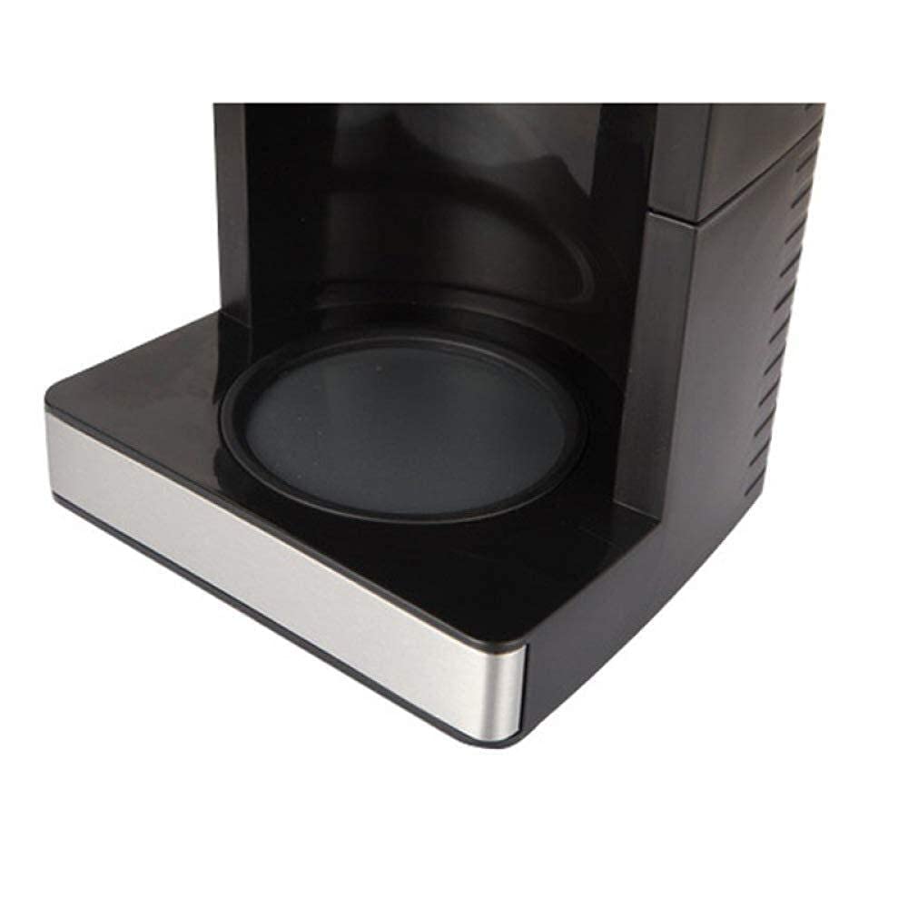 1.8L 10-15 Cup Stainless Steel Coffee Machine Black H34614