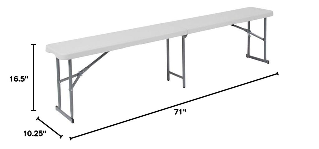Plastic Bi-Fold Bench W58788