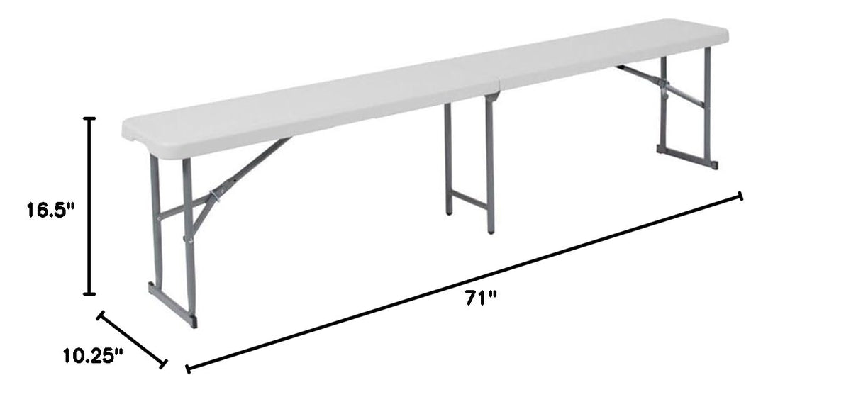 Plastic Bi-Fold Bench W58788