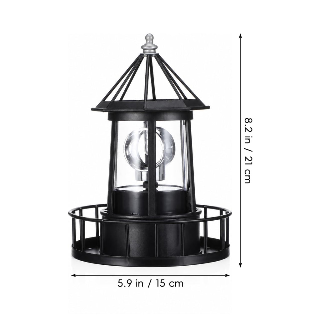 Solar Revolving Lighthouse Light S88205