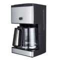 1.8L 10-15 Cup Stainless Steel Coffee Machine Black H34614