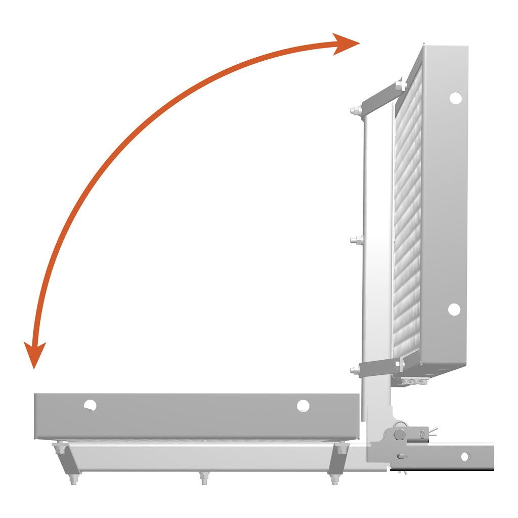 Tray-Style Trailer Hitch Cargo Carrier, 500 lbs. Capacity, 60-Inch x 19-Inch J5047