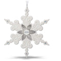Porcelain Snowflake Christmas Ornament H8033