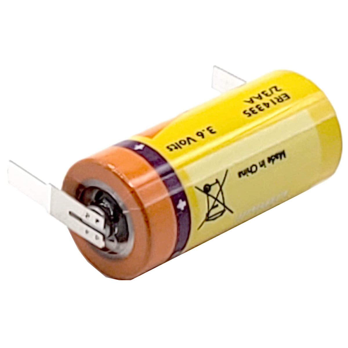 3.6V Lithium Battery with Tabs S16622