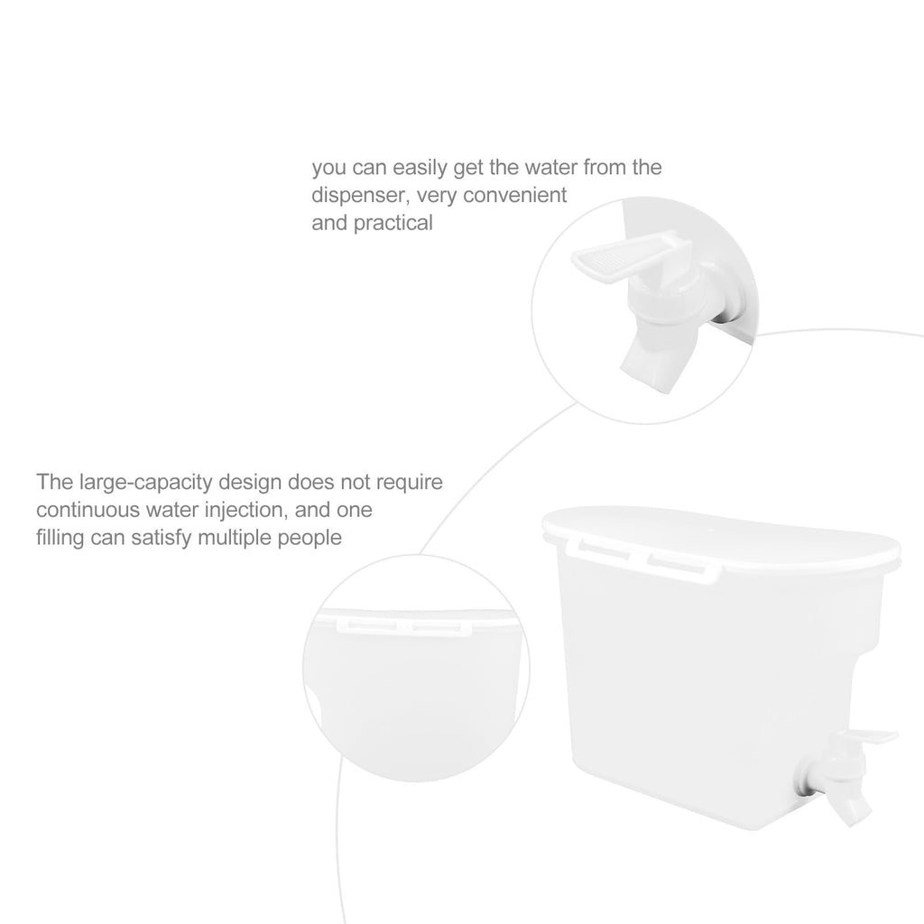 Cold Water Kettle with Faucet Large Capacity PP Water Pitcher R67797
