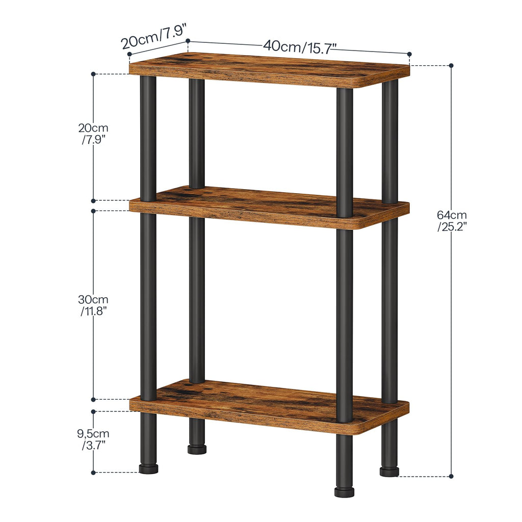 Narrow 3-Tier Side Table E259119