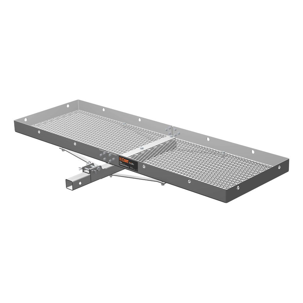 Tray-Style Trailer Hitch Cargo Carrier, 500 lbs. Capacity, 60-Inch x 19-Inch J5047