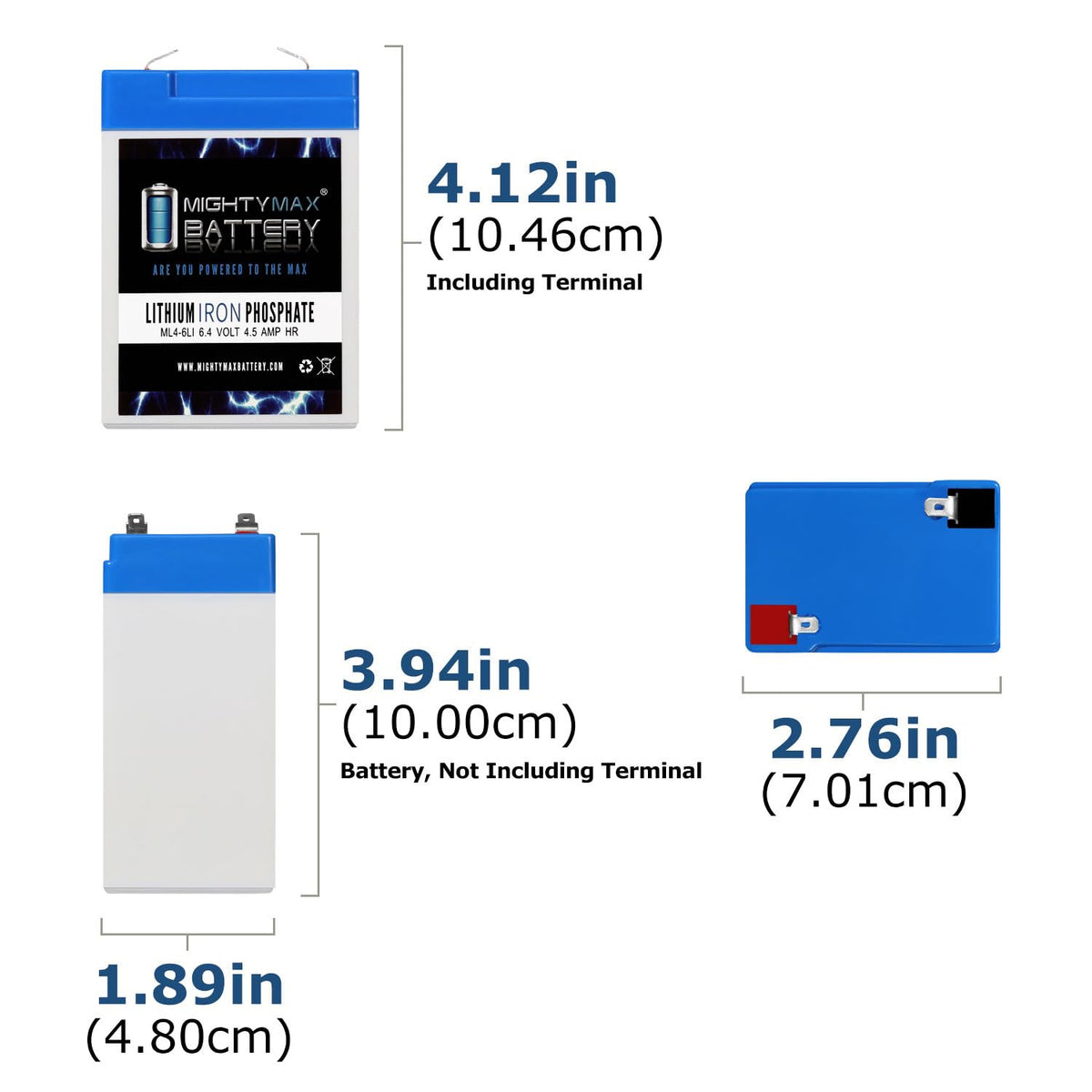 6V 4.5AH Lithium Replacement Battery Q151202