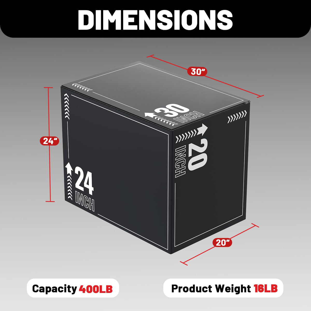 3-in-1 Plyometric Jump Box I856