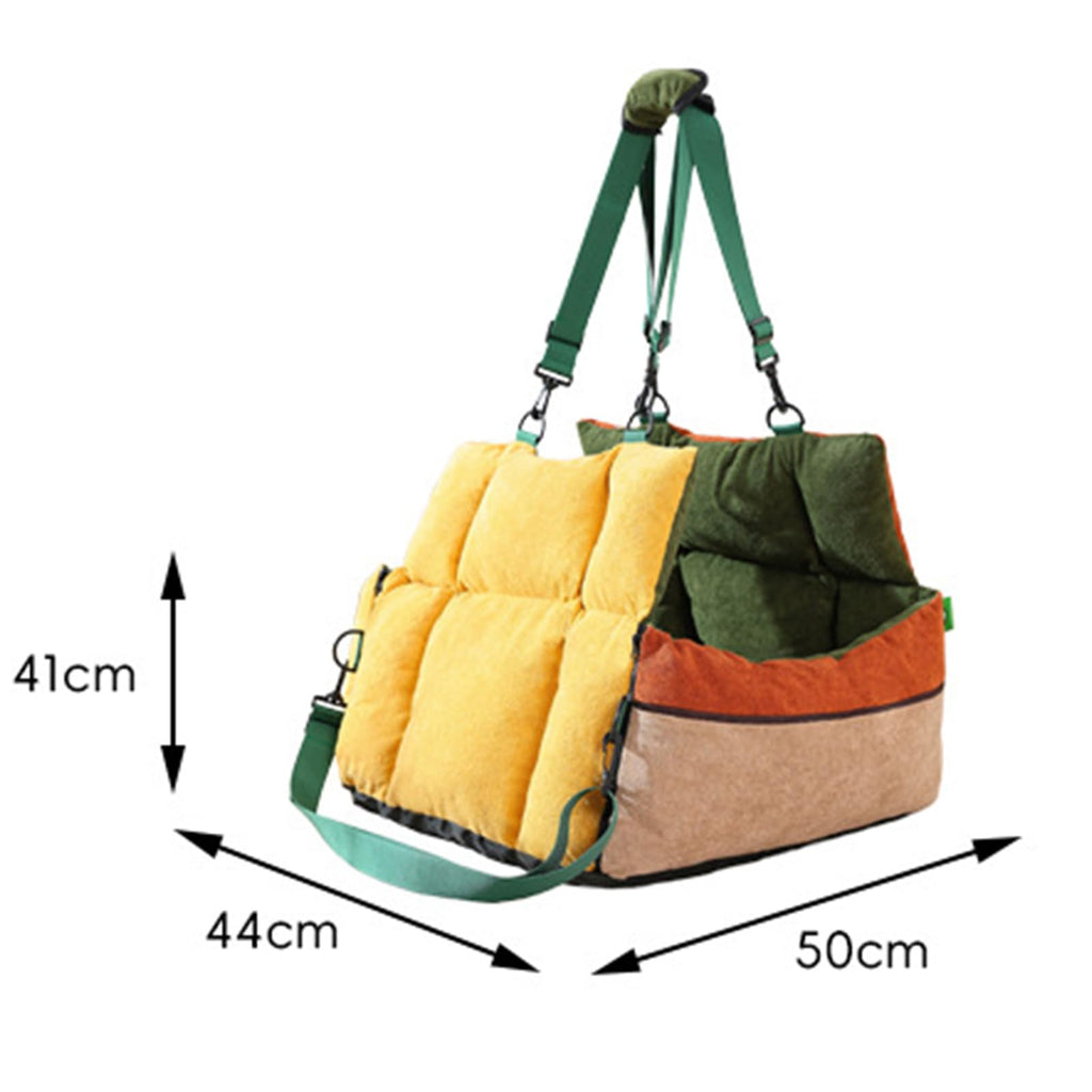 2-in-1 Elevated Dog Car Seat W944