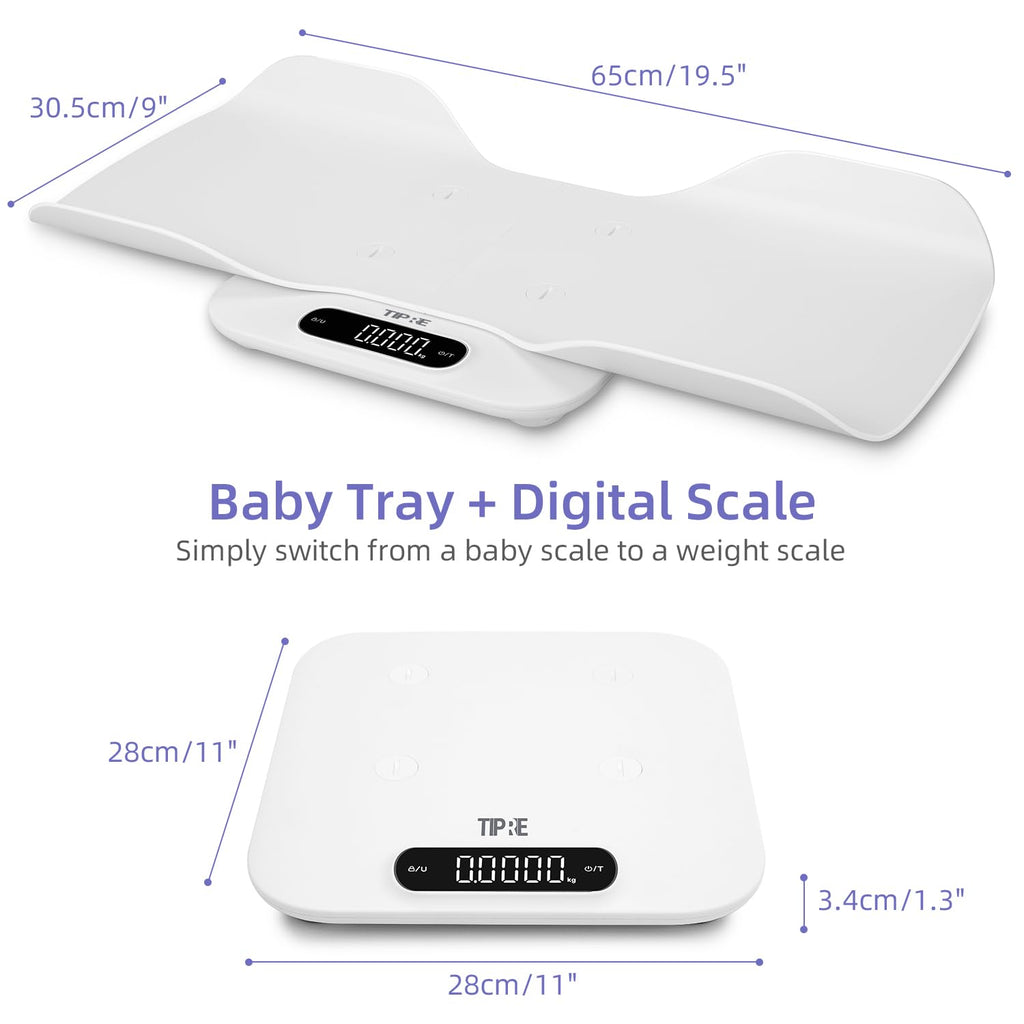 Baby Scale with Detachable Tray, Up to 400lb/180kg T3541