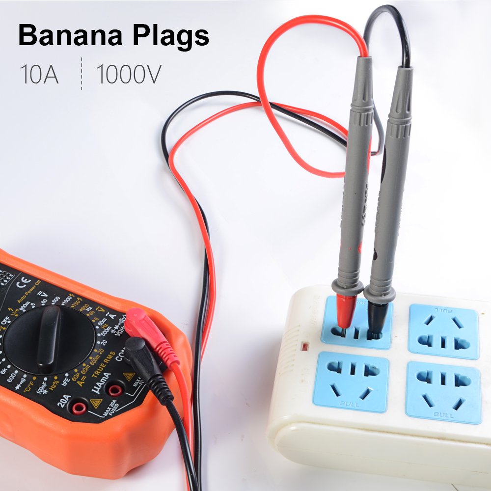 Multimeter Test Leads Set with Alligator Clips J9433