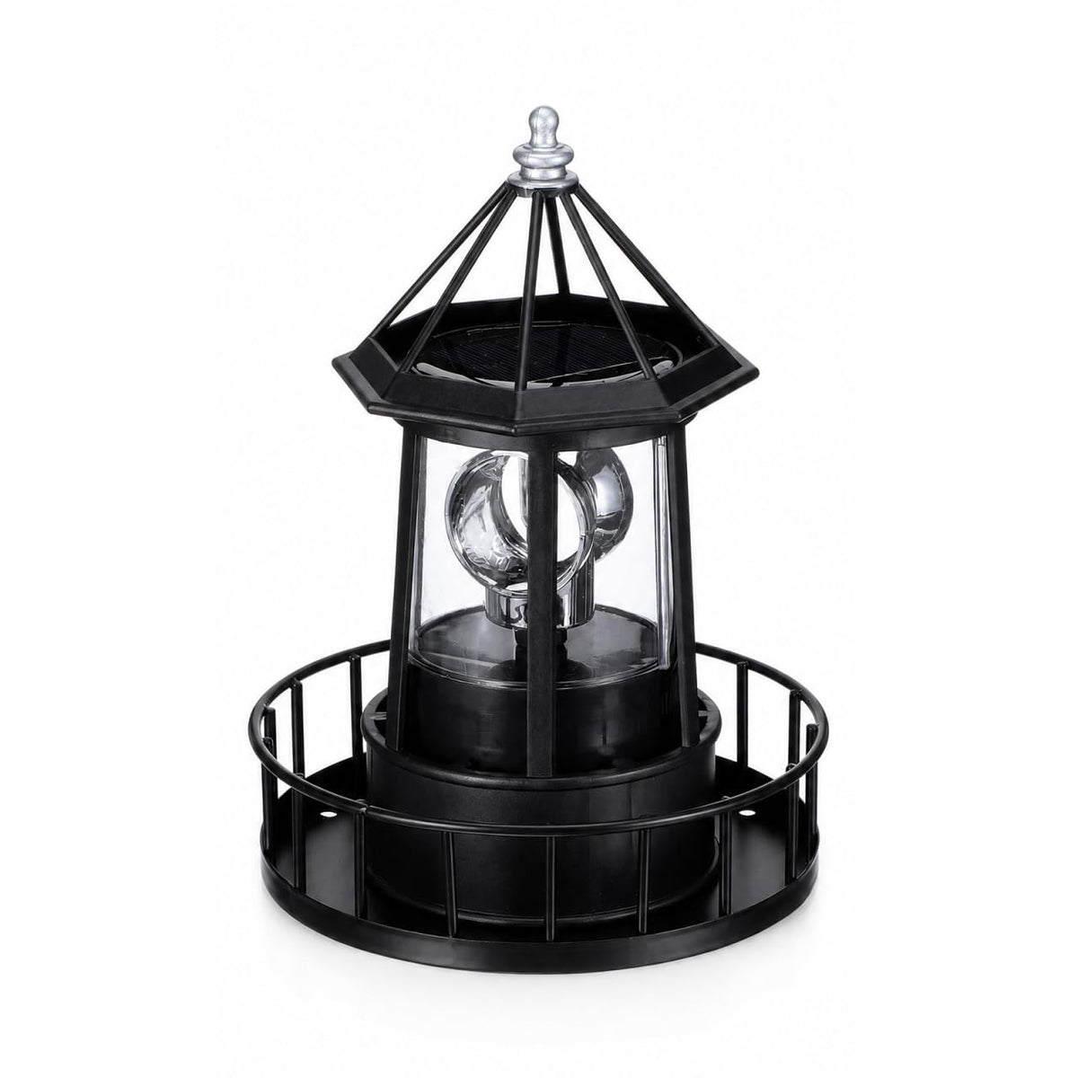 Solar Revolving Lighthouse Light S88205