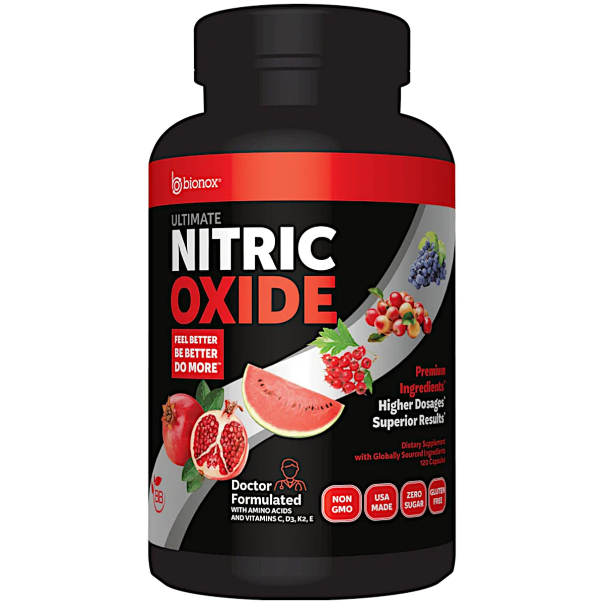 120 Capsules Ginseng Nitric Oxide Q201048