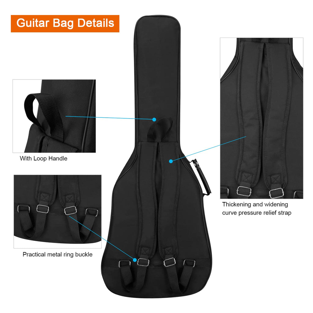 36 Inch Acoustic Guitar Case Soft Padded Gig Bag G21278