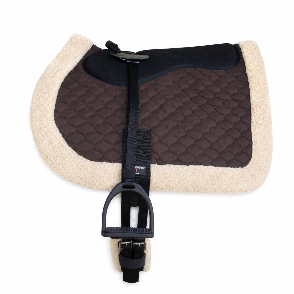 Black Quilted Bareback Pad I583