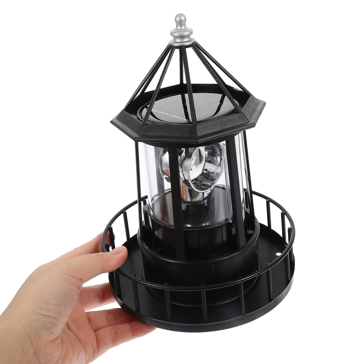 Solar Revolving Lighthouse Light S88205