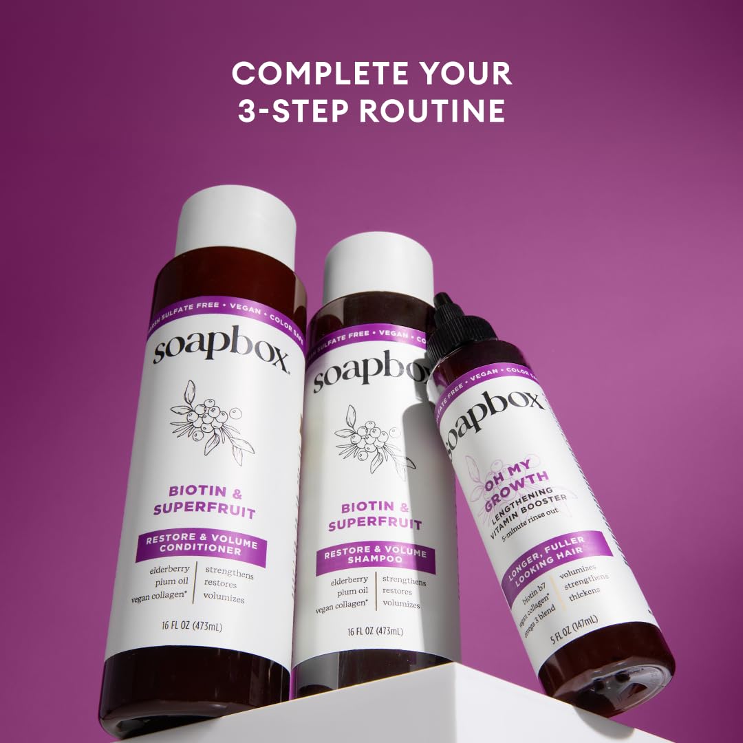 Biotin Super Fruit Shampoo & Conditioner Set 16oz S2758