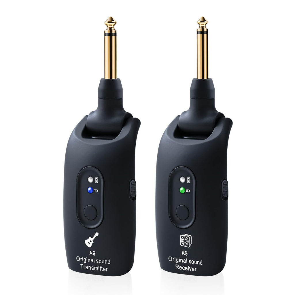 Wireless Guitar System 2.4GHz Transmitter and Receiver Black W41537