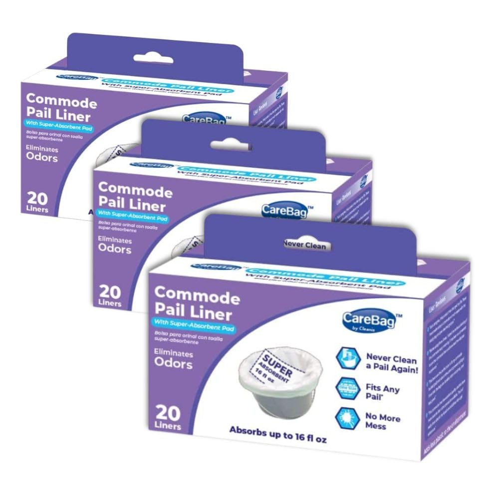 Disposable Commode Liners 60 Count B204526