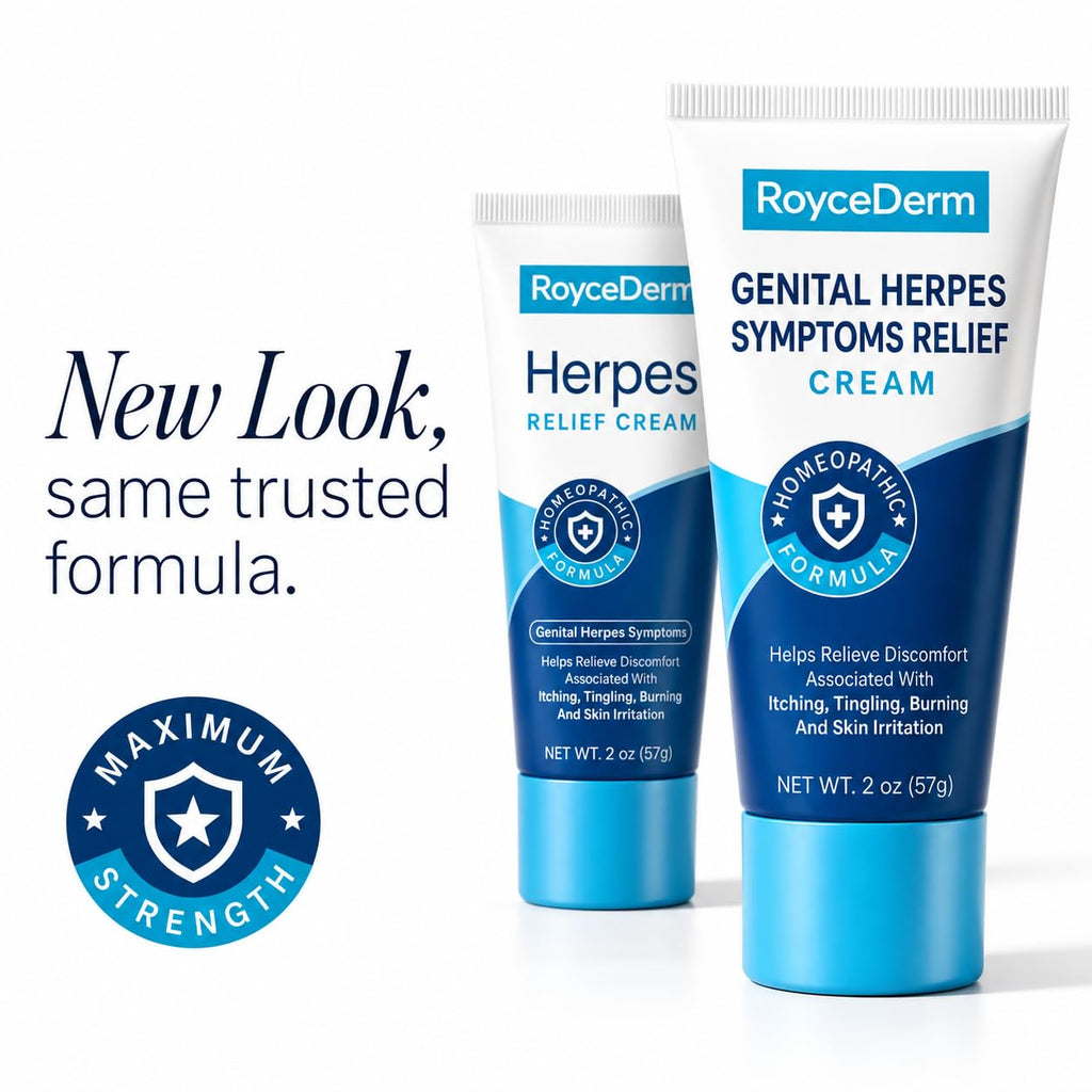 Herpes Treatment Cream for Symptom Relief, 2 oz A537829