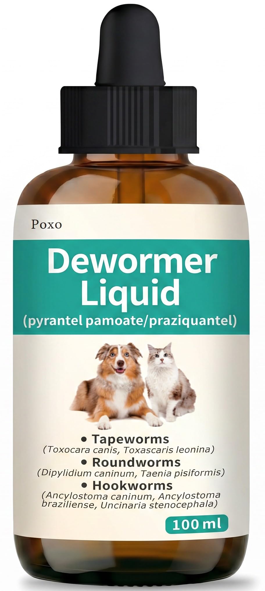 Broad Spectrum Dewormer Liquid for Cats and Dogs 100 mL Q320507