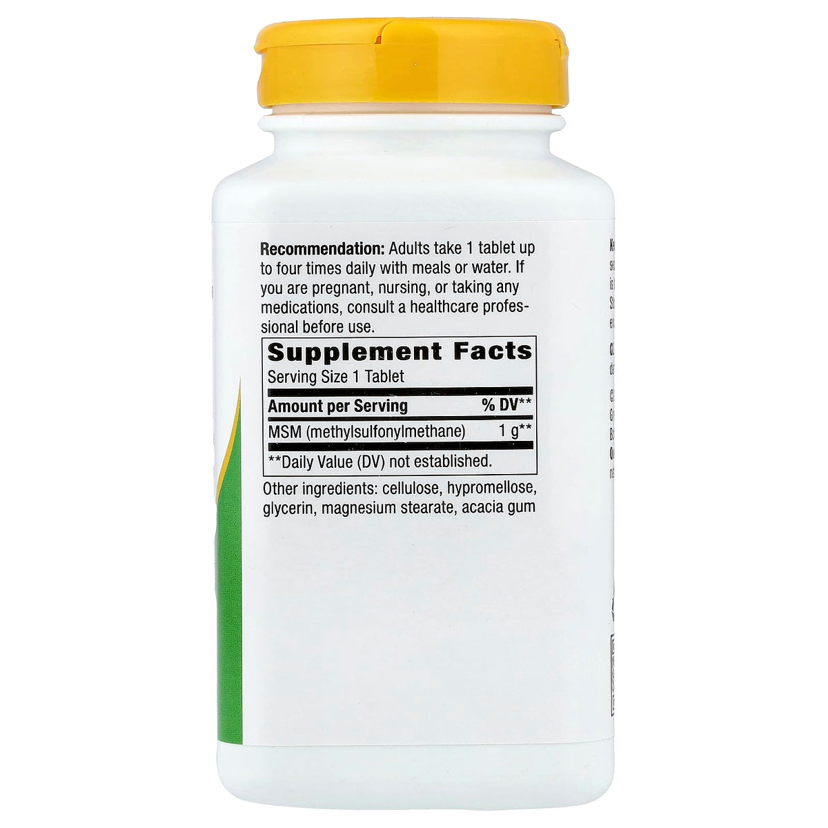 MSM 1000mg 200 Vegetarian Capsules I1221