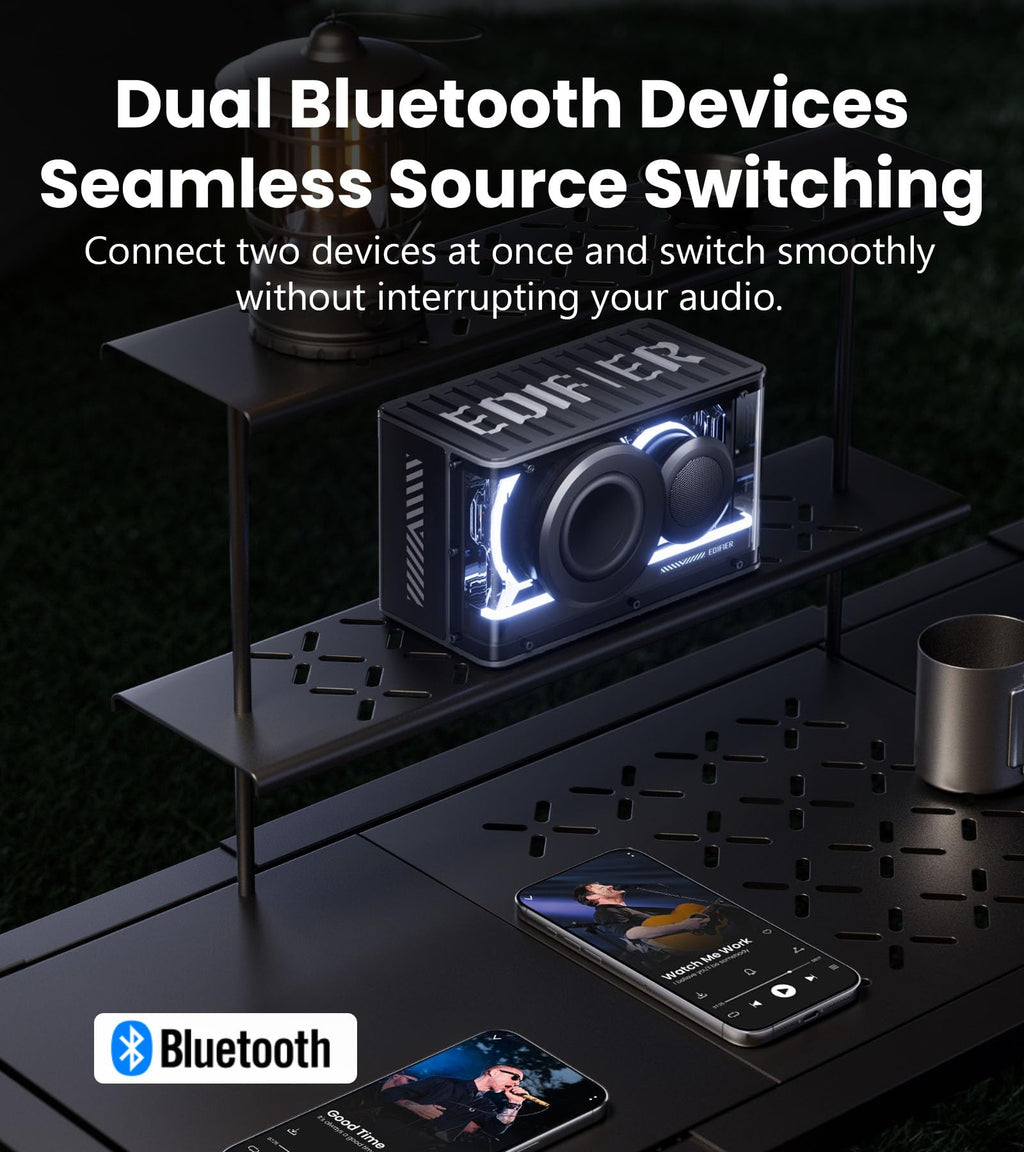 Black 25W Bluetooth Speaker R100