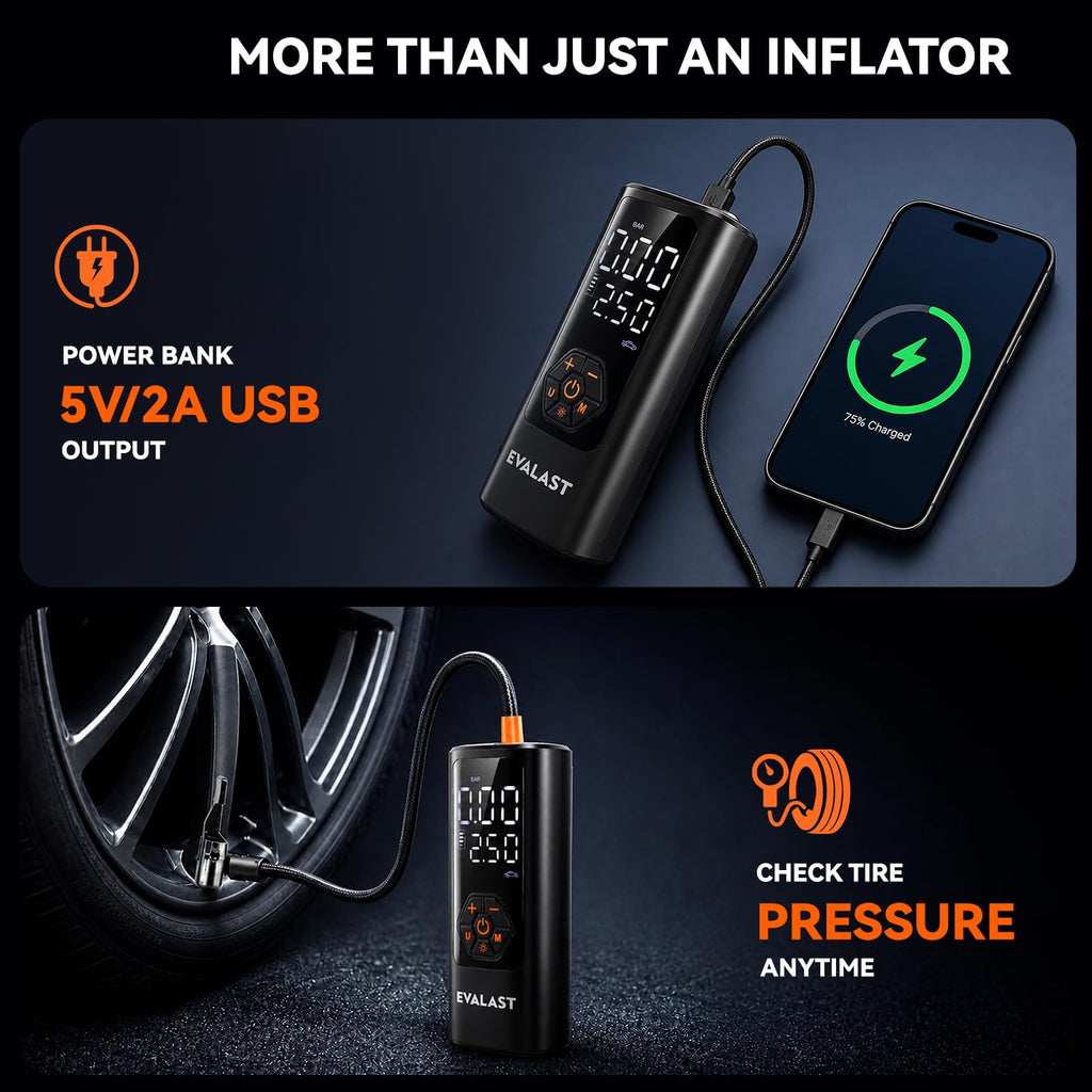Portable Air Compressor 150 PSI Cordless Tire Inflator N79917