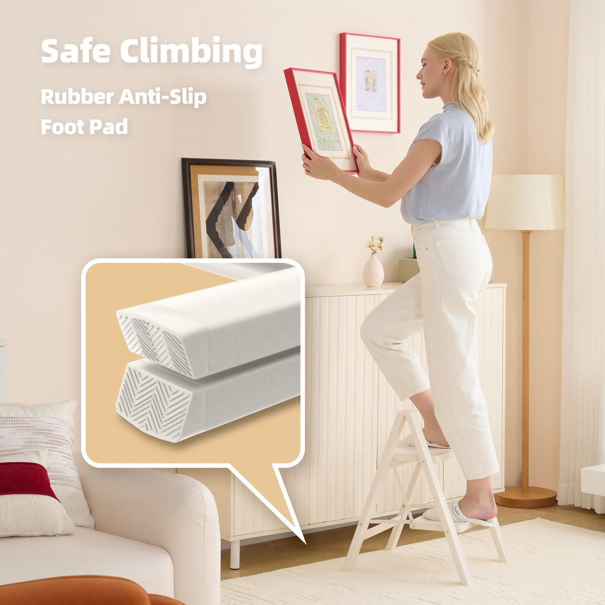 Aluminum Foldable 2 Step Stool M5638