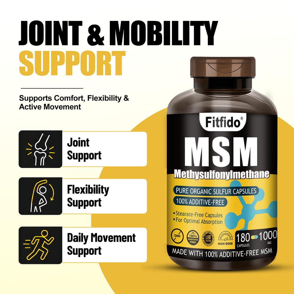 MSM Capsules 1000mg 180 Count K881507