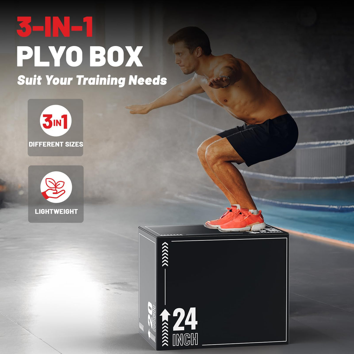 3-in-1 Plyometric Jump Box I856