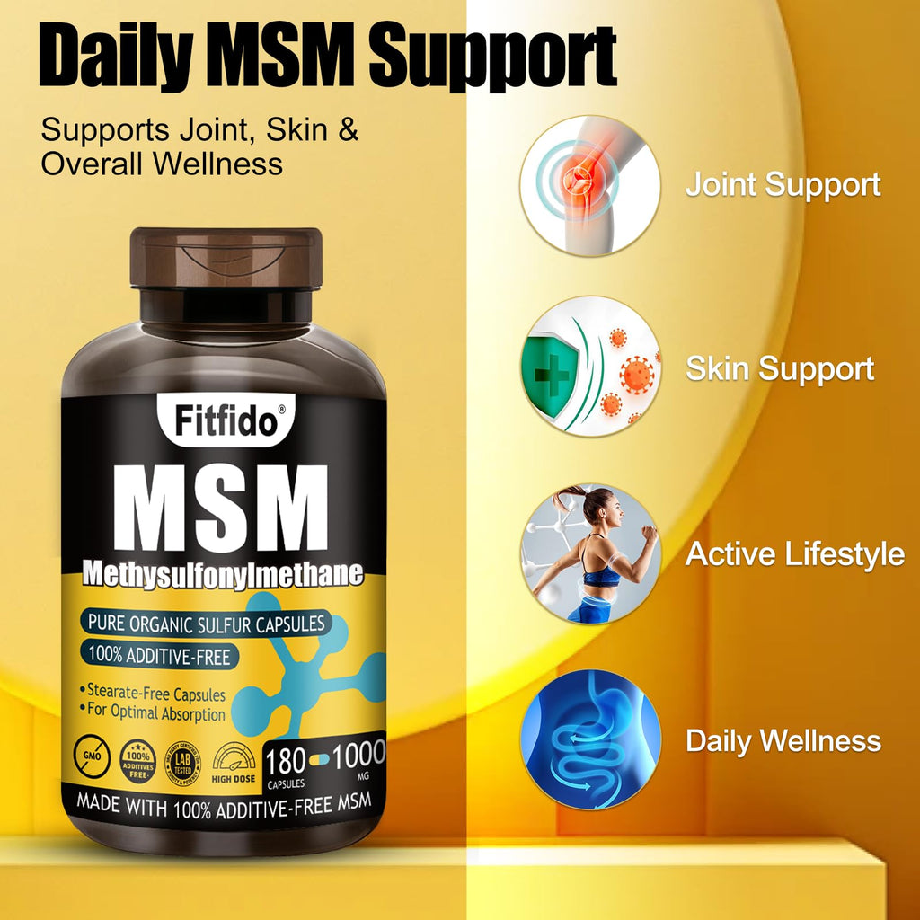 MSM Capsules 1000mg 180 Count K881507