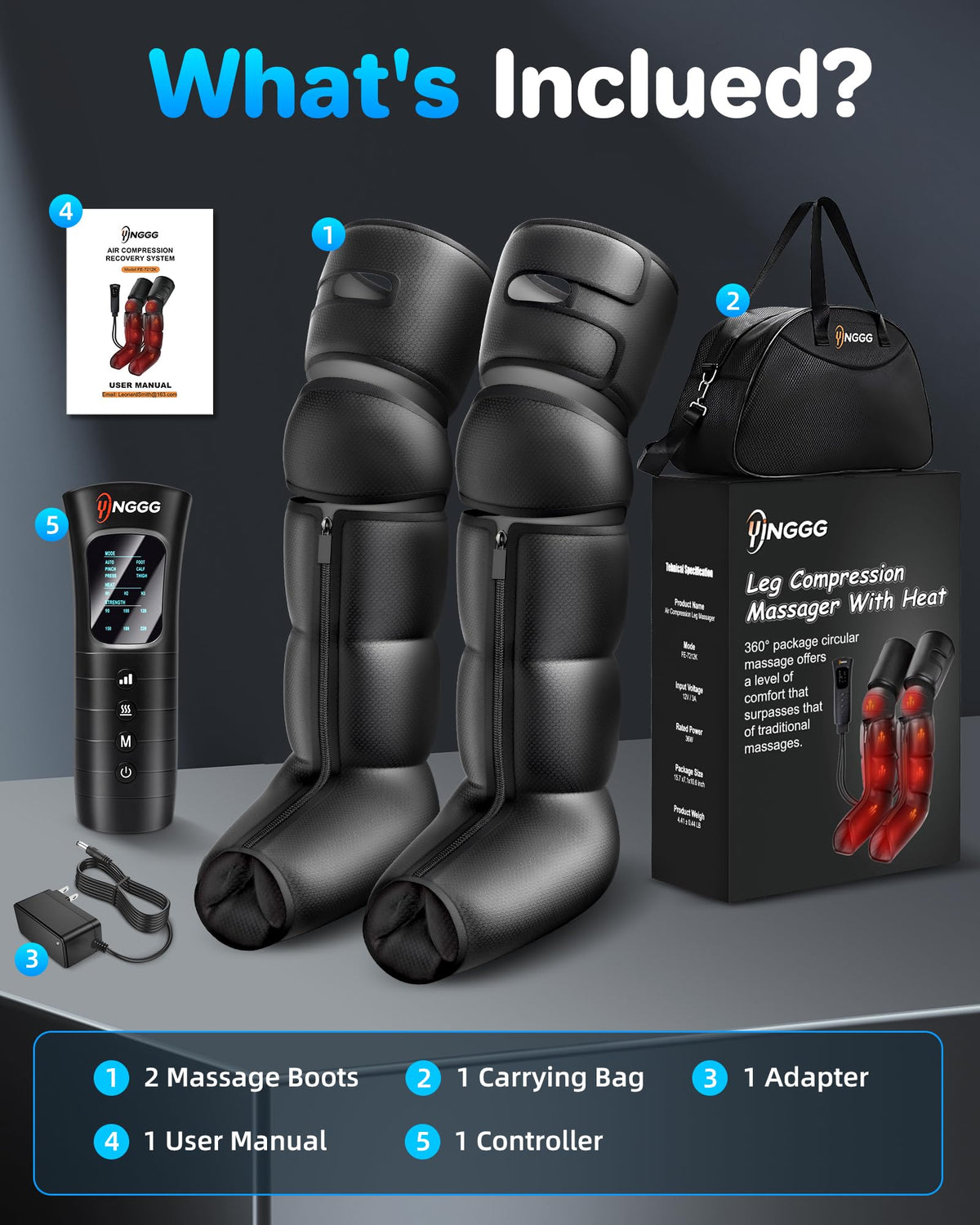 Leg Massager with Heat C76286
