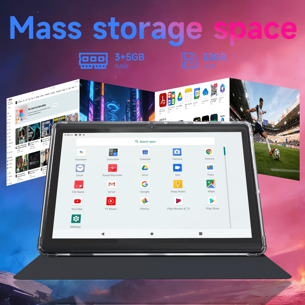 7 inch Android 14 Tablet with Protective Case I970