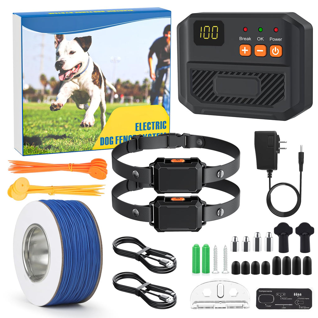 Electric Fence for Dogs with 2 Collars Q581211
