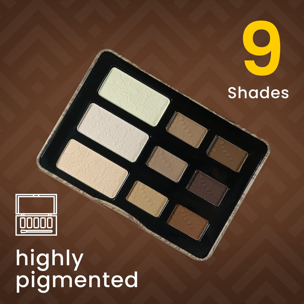9-Color Matte Eyeshadow Palette Y11817