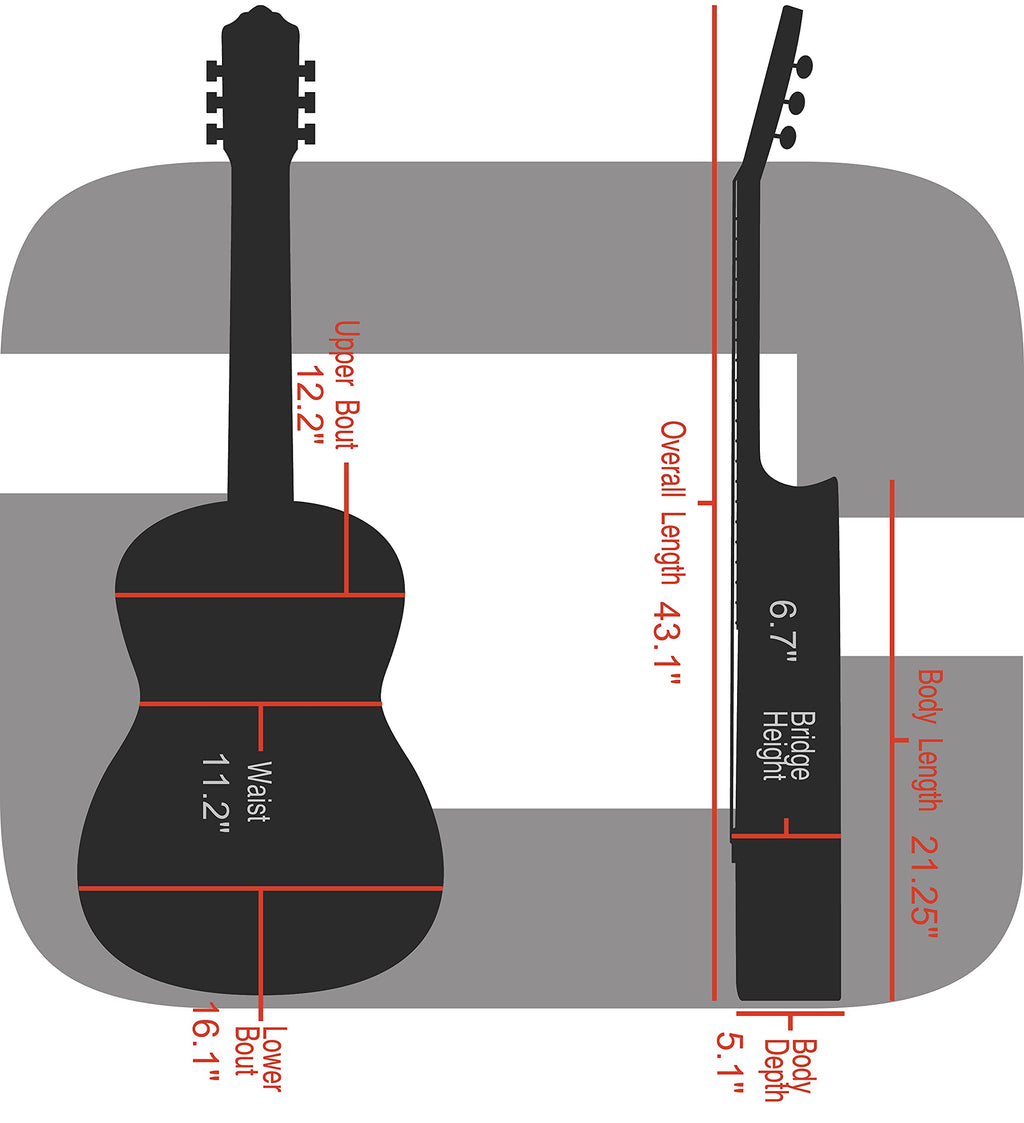 Fiberglass Dreadnought Acoustic Guitar Case N105091