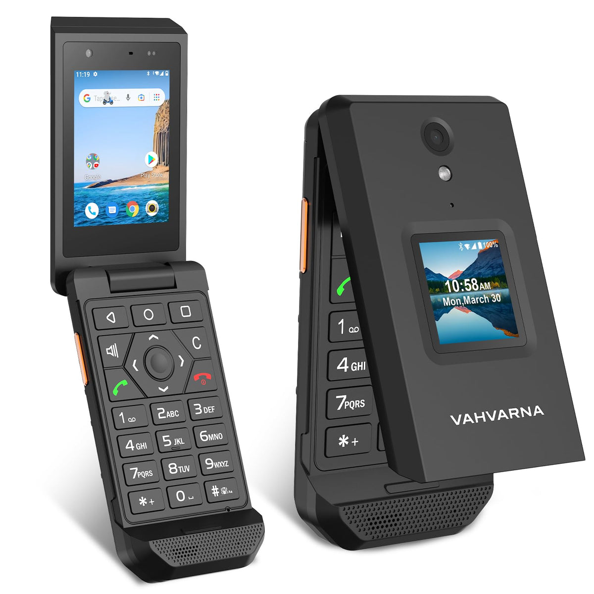 Unlocked 4G LTE Rugged Flip Phone M8079