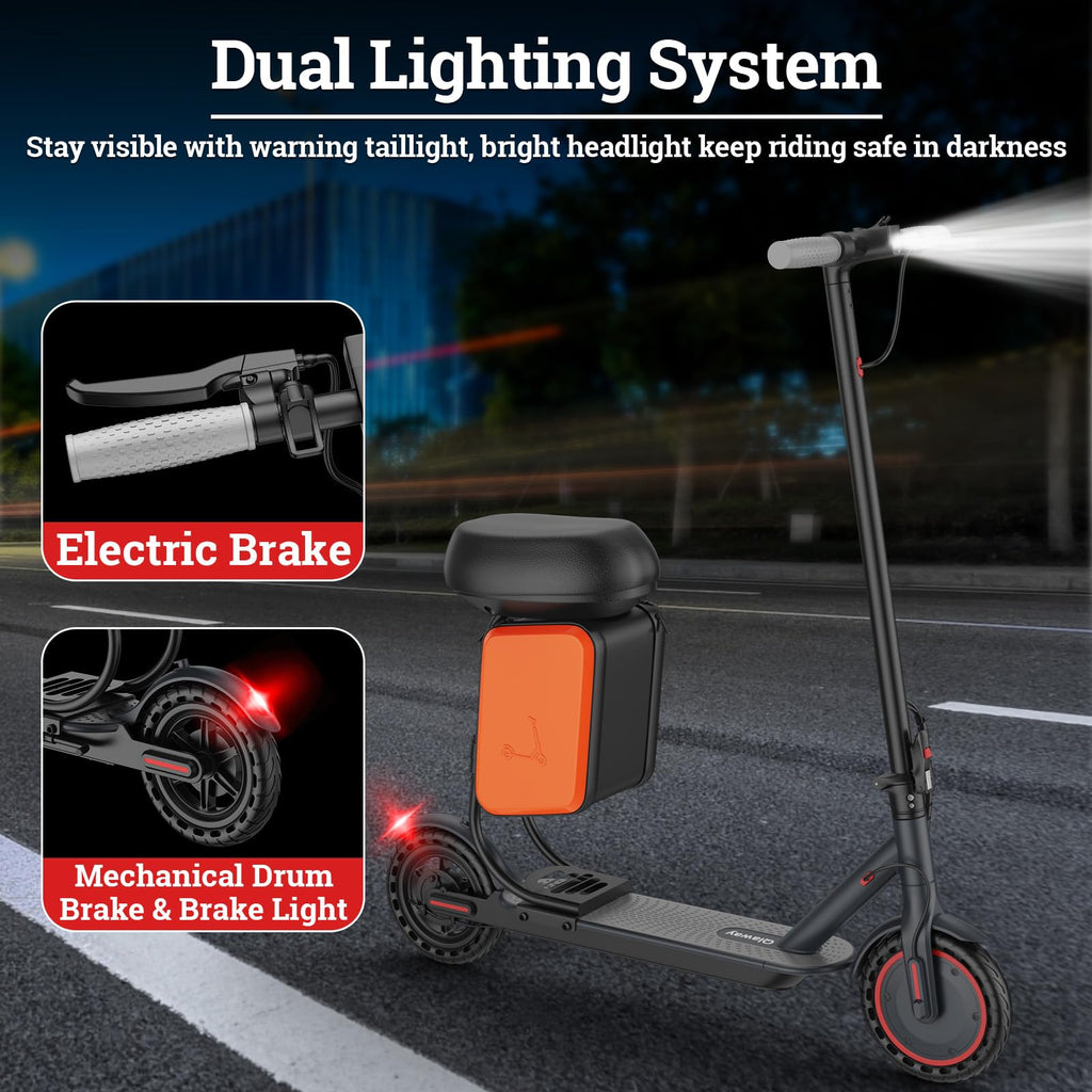 Electric Scooter with Dual Braking System M3475