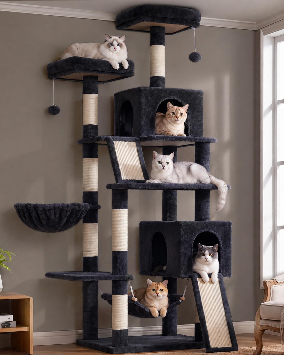 71'' Cat Tree with Scratching Post I10179