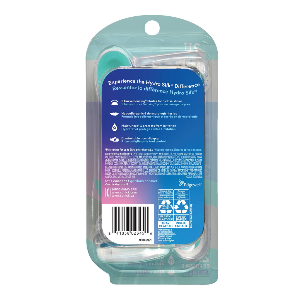 Sensitive 5-blade Disposable Razors, 2 ct M76131