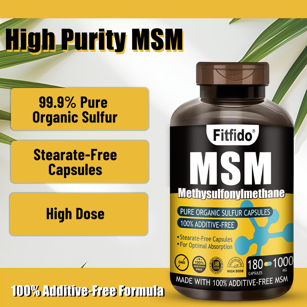MSM Capsules 1000mg 180 Count K881507