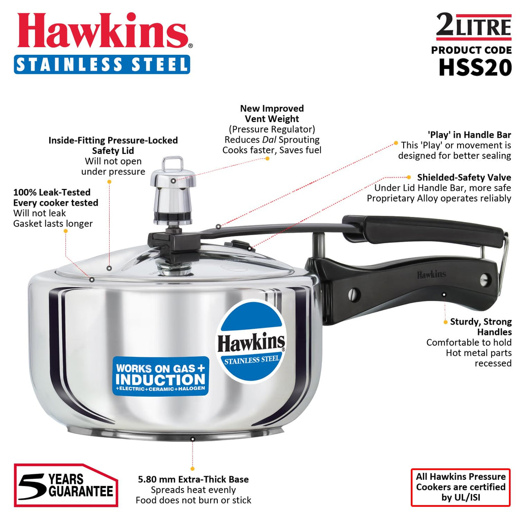2 Litre Pressure Cooker U954167