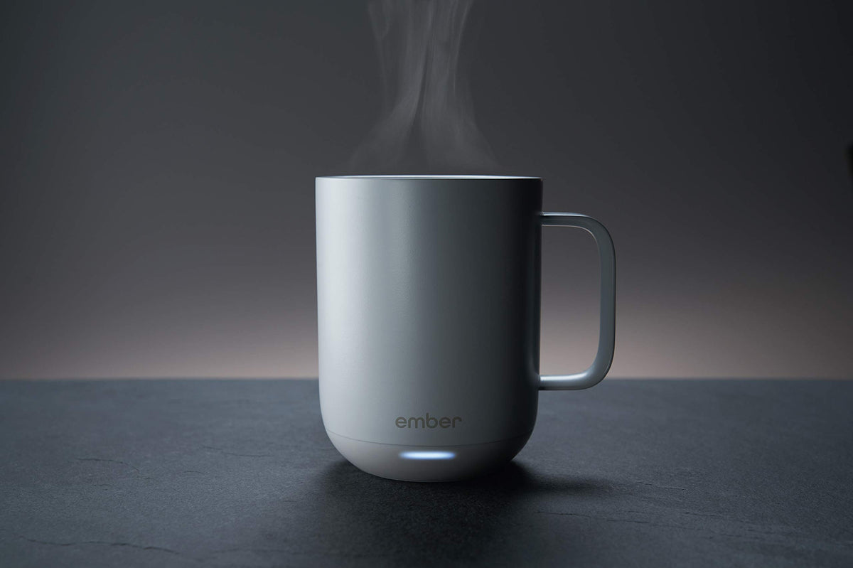 White 10 Ounce Heated Coffee Mug W6060