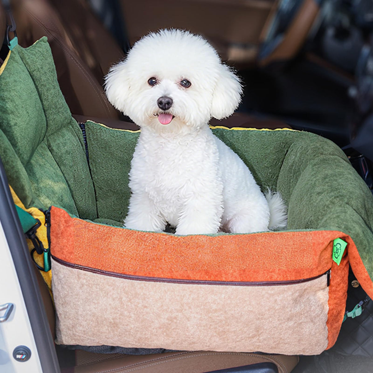 2-in-1 Elevated Dog Car Seat W944