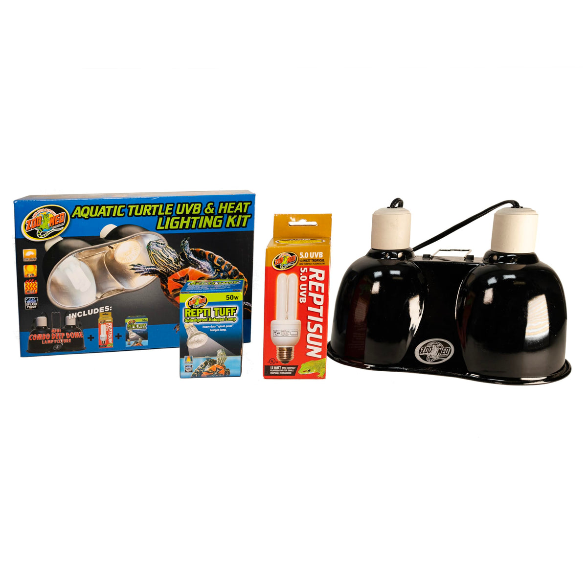 Aquatic Turtle Heat UVB Light Kit U30322