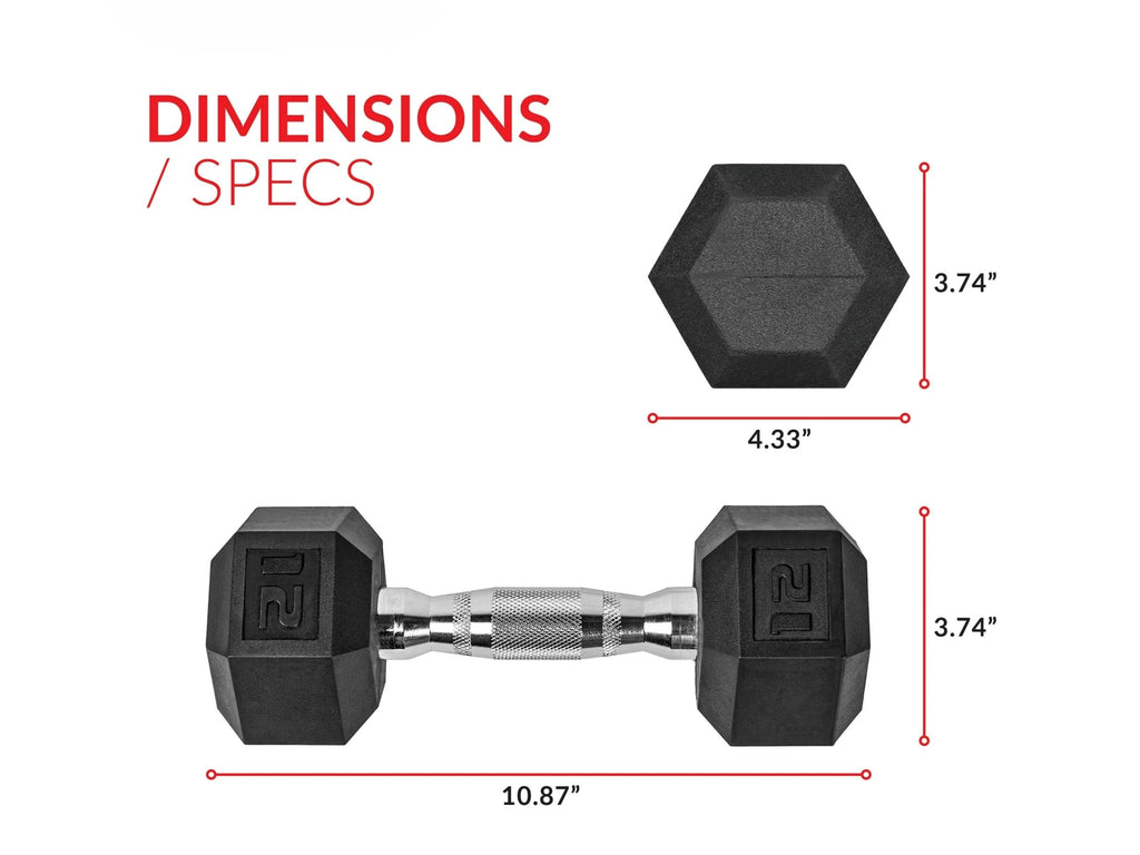 12 lb Hex Dumbbell Pair I2780