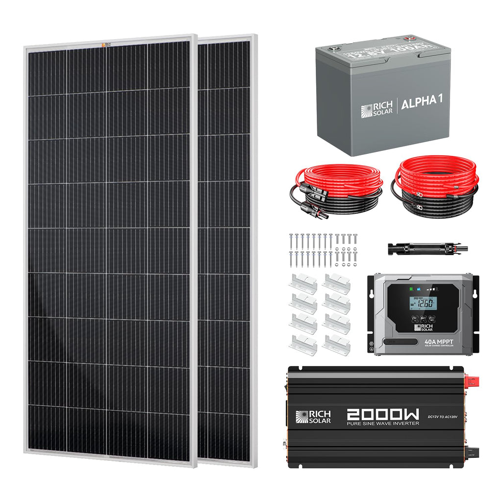 400 Watt Complete Solar Kit F829651