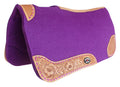 30"x 30" Western Contoured Wool Felt Saddle Pad V82747